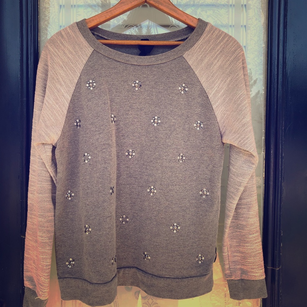 Seven Jeans gray long sleeve shirt